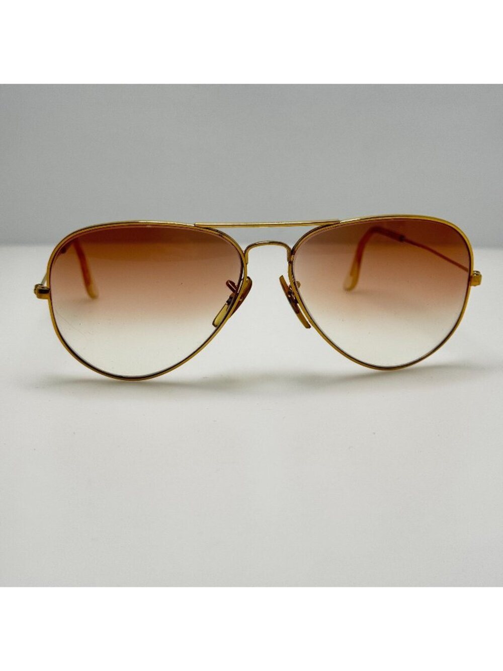 Ray Ban Aviator Bausch & Lomb Gold Eyeglasses Eye Glasses Frames 62-14